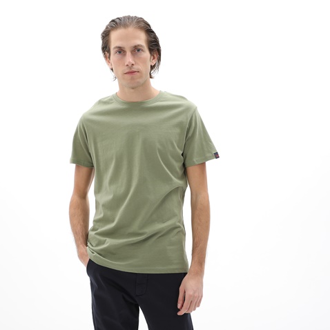RUN-Ανδρικό t-shirt RUN 21D9103221 πράσινη