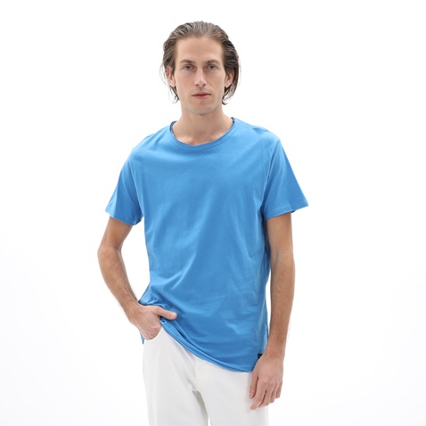 BATTERY-Ανδρικό t-shirt BATTERY 21231160 μπλε