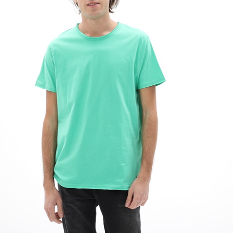 BATTERY-Ανδρικό t-shirt BATTERY 21231160 πράσινο