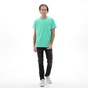 BATTERY-Ανδρικό t-shirt BATTERY 21231160 πράσινο