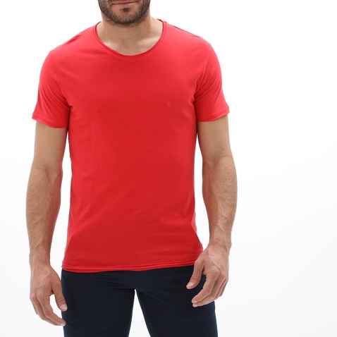 BATTERY-Ανδρικό t-shirt BATTERY 21231161 κόκκινο