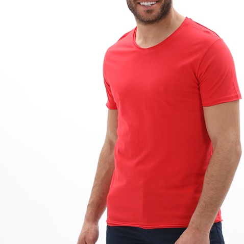 BATTERY-Ανδρικό t-shirt BATTERY 21231161 κόκκινο