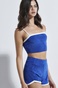 SUGARFREE-Γυναικείο πετσετέ cropped top SUGARFREE 21818164 μπλε