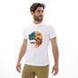 DORS-Ανδρικό t-shirt DORS 1132107.C01 λευκό