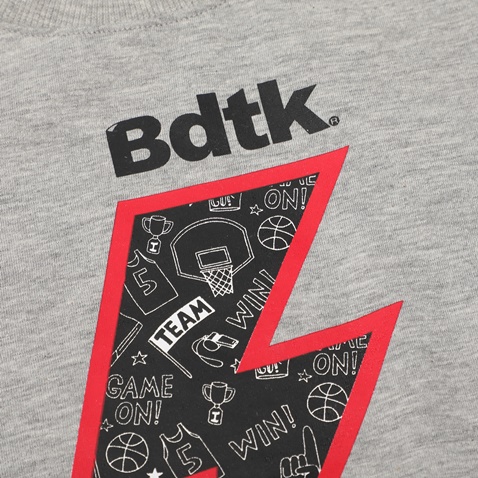 BODYTALK-Παιδικό t-shirt BODYTALK 1221-751528 γκρι