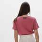 BODYTALK-Γυναικεία cropped φούτερ μπλούζα BODYTALK 1231-902620 ροζ