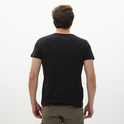 EXPLORER-Ανδρικό t-shirt EXPLORER 2221102010 μαύρο