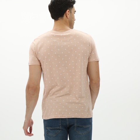 EXPLORER-Ανδρικό t-shirt EXPLORER 2221102020 ροζ