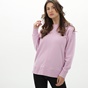 DKNY JEANS-Γυναικεία φούτερ μπλούζα DKNY JEANS DP0T7968 μοβ λιλά