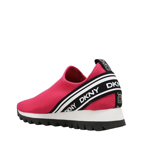 DKNY JEANS-Γυναικεία slip on sneakers DKNY K1152714 ABBI φούξια