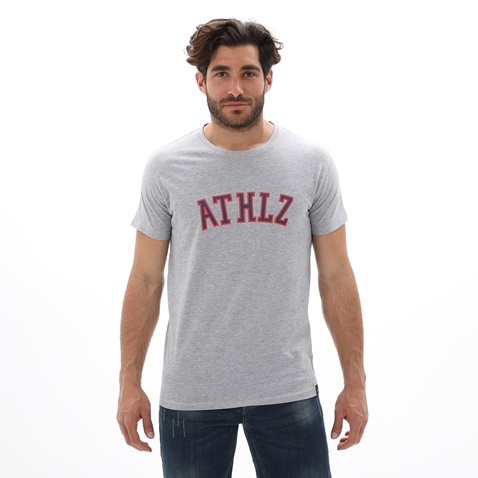 VAN HIPSTER-Ανδρικό t-shirt VAN HIPSTER 72121 γκρι
