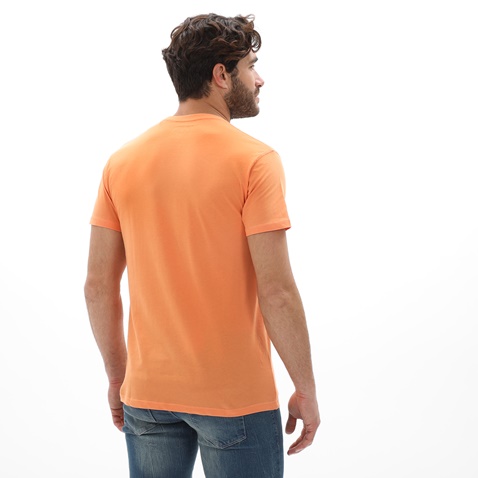 VAN HIPSTER-Ανδρικό t-shirt VAN HIPSTER 72132 πορτοκαλί