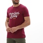 VAN HIPSTER-Ανδρικό t-shirt VAN HIPSTER 72138 magenta