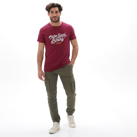 VAN HIPSTER-Ανδρικό t-shirt VAN HIPSTER 72138 magenta