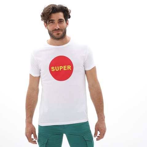 VAN HIPSTER-Ανδρικό t-shirt VAN HIPSTER 72000 λευκό