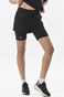 BODY ACTION-Γυναικείο αθλητικό running σορτς BODY ACTION 031321-01 WOMEN'S ESSENTIAL μαύρο