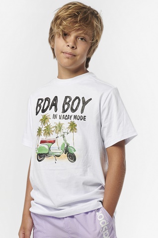 BODY ACTION-Παιδικό t-shirt BODY ACTION 054301-01 λευκό