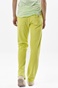 BODY ACTION-Γυναικείο πετσετέ παντελόνι φόρμας BODY ACTION 021327-01 κίτρινο lime