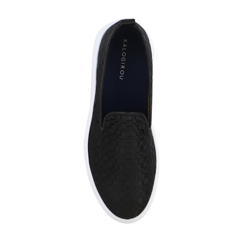 ΚΑΛΟΓΗΡΟΥ-Γυναικεία παπούτσια slippers ΚΑΛΟΓΗΡΟΥ MAX W SLIPPER GEO μαύρα