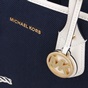 MICHAEL KORS-Γυναικεία τσάντα ώμου MICHAEL KORS 30S1GV0T3C EVA μπλε