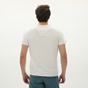 BATTERY-Ανδρικό t-shirt BATTERY 21241012 λευκό