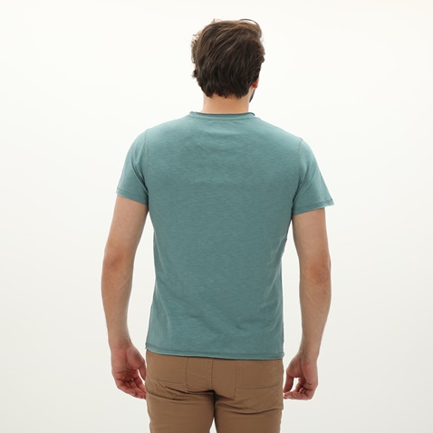 BATTERY-Ανδρικό t-shirt BATTERY 21241012 πράσινο