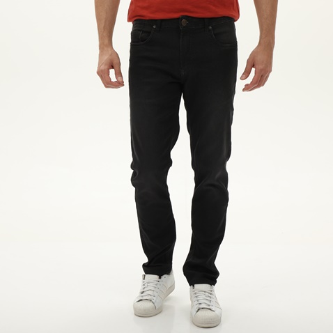 BATTERY-Ανδρικό jean παντελόνι BATTERY 01241001 μαύρο