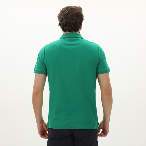 BATTERY-Ανδρική polo μπλούζα BATTERY 10241001 πράσινη