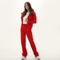 SUGARFREE-Γυναικείο πετσετέ παντελόνι φόρμας SUGARFREE 23811033 κόκκινο