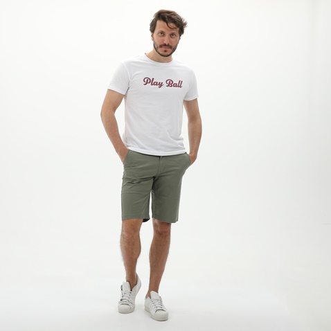VAN HIPSTER-Ανδρικό t-shirt VAN HIPSTER 72122 λευκό