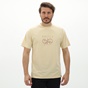 VAN HIPSTER-Ανδρικό t-shirt VAN HIPSTER 72265 εκρού
