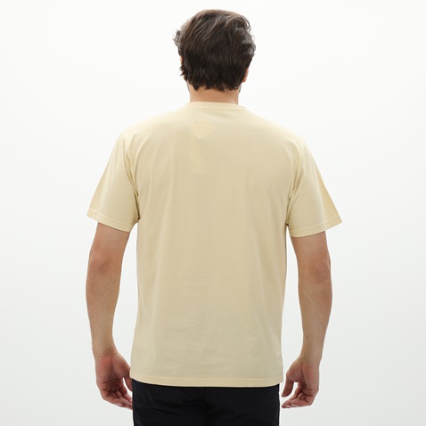 VAN HIPSTER-Ανδρικό t-shirt VAN HIPSTER 72265 εκρού