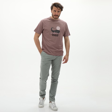 VAN HIPSTER-Ανδρικό t-shirt VAN HIPSTER 72268 μοβ