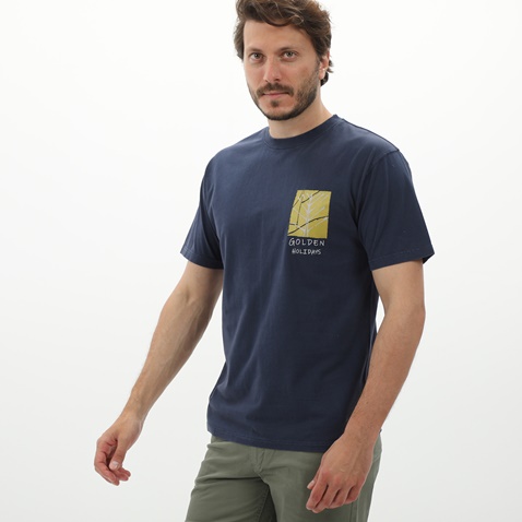 VAN HIPSTER-Ανδρικό t-shirt VAN HIPSTER 72270 μπλε