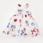 Balloon Chic-Παιδικό φόρεμα Balloon Chic 231F0296a λευκό (απο 12 μηνών εως 3 ετών)
