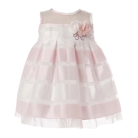 Balloon Chic-Παιδικό φόρεμα Balloon Chic 4AF0200a ροζ (απο 0 εως 12 μηνών)