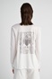 SUGARFREE-Γυναικεία μακρυμάνικη μπλούζα SUGARFREE 22832191 λευκή