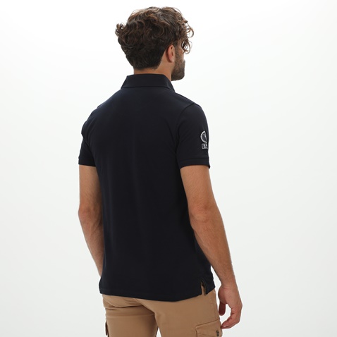 DORS-Ανδρική polo μπλούζα DORS 1132011.C02 μπλε