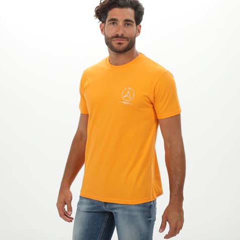 DORS-Ανδρικό t-shirt DORS 1132104.C02 πορτοκαλί