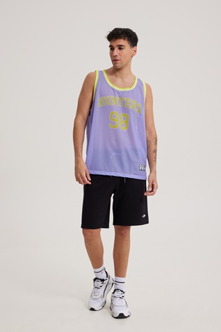 BLUE HUNTER-Ανδρική αμάνικη μπλούζα BLUE HUNTER 001020214 JERSEY TANK μοβ