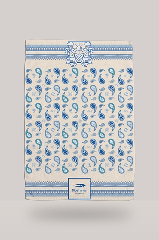 BLUE HUNTER-Πετσέτα παραλίας BLUE HUNTER 003450200 TOWEL BANDANA μπλε