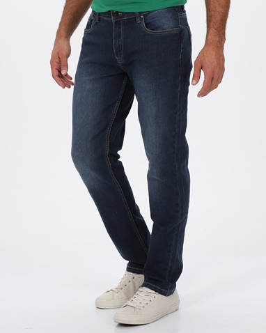 VAN HIPSTER-Ανδρικό jean παντελόνι VAN HIPSTER 72278 regular fit μπλε