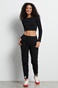 BODYTALK-Γυναικεία cropped μπλούζα BODYTALK 1222-906120 μαύρο