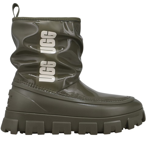 UGG AUSTRALIA-Γυναικείες γαλότσες UGG 1144059 Classic Brellah Mini χακί