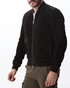 DIRTY LAUNDRY-Ανδρικό bomber suede jacket DIRTY LAUNDRY  DLMLJ03W22 καφέ