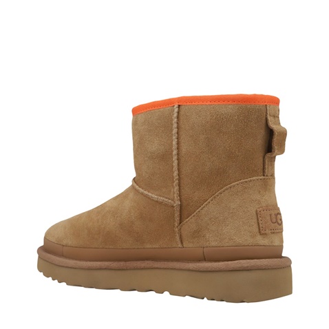 UGG AUSTRALIA-Γυναικεία μποτάκια UGG 1144034 Classic Mini Zipper καφέ