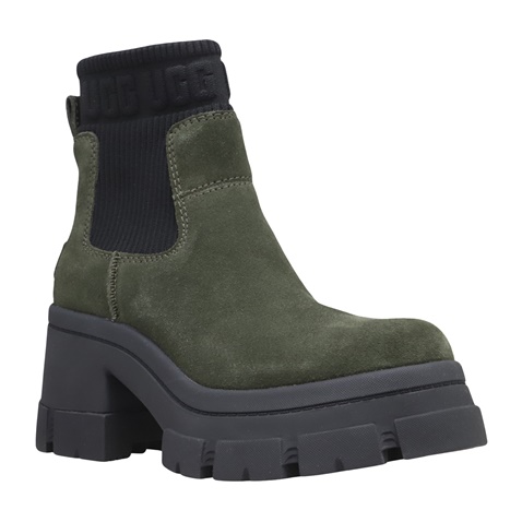 UGG AUSTRALIA-Γυναικεία  μποτάκια UGG 1143851 Brooklyn Chelsea πράσινα