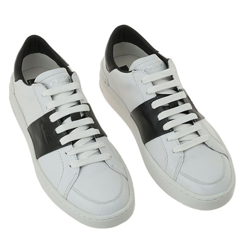 GUESS-Ανδρικά sneakers GUESS M506301 λευκά μαύρα