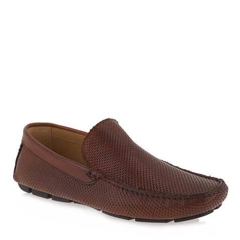 NADEMO-Ανδρικά loafers NADEMO M511L0081 καφέ ταμπά
