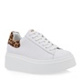 RENATO GARINI-Γυναικεία παπούτσια sneakers RENATO GARINI O119R1213 λευκά leopard
